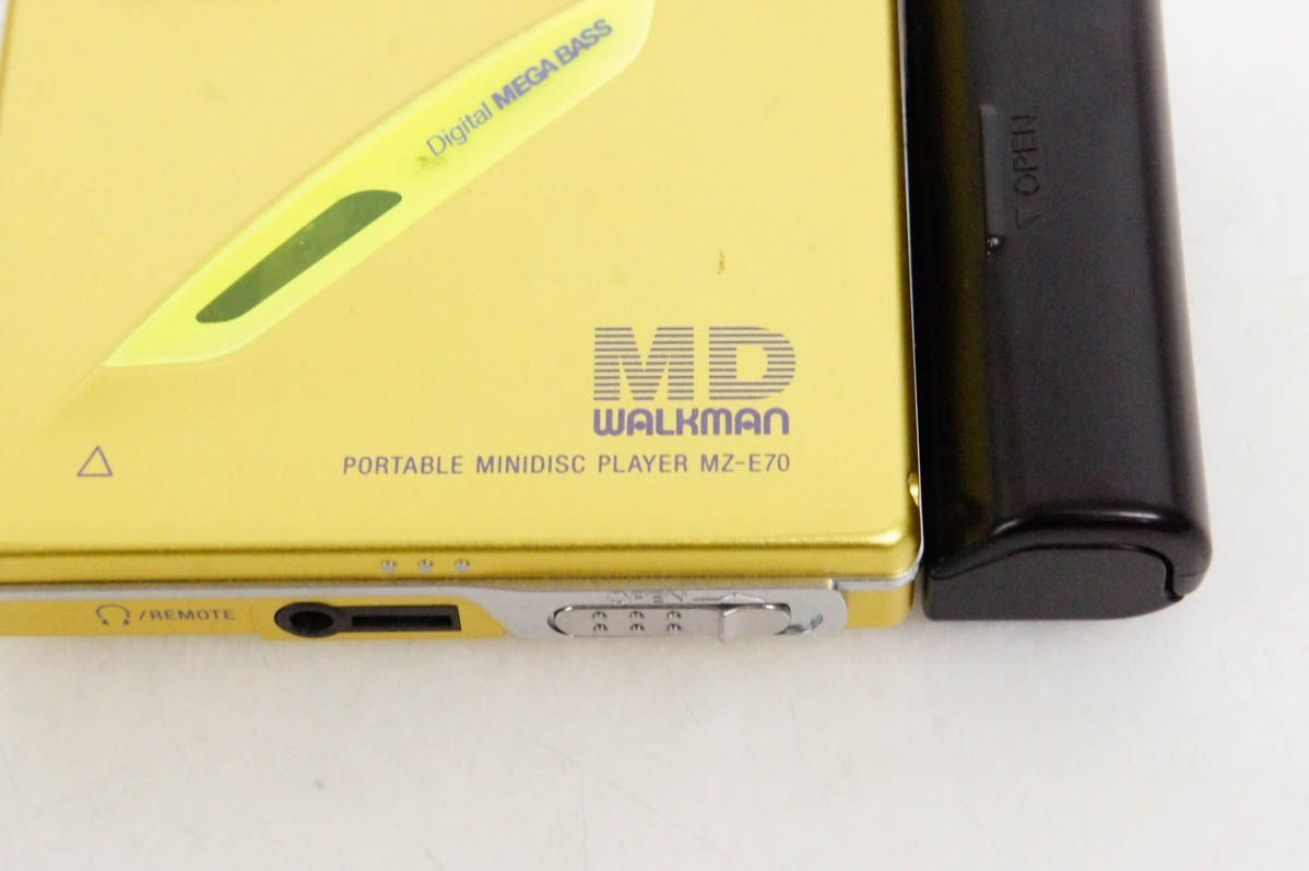 SONYソニー ポータブルMDプレーヤー MDウォークマン MZ-E70 【公式通販】