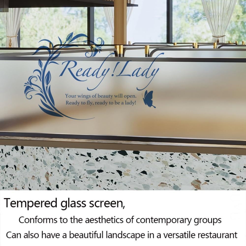 半透明プライバシースクリーンパネル レストランショートスクリーンブロッキングフェンス