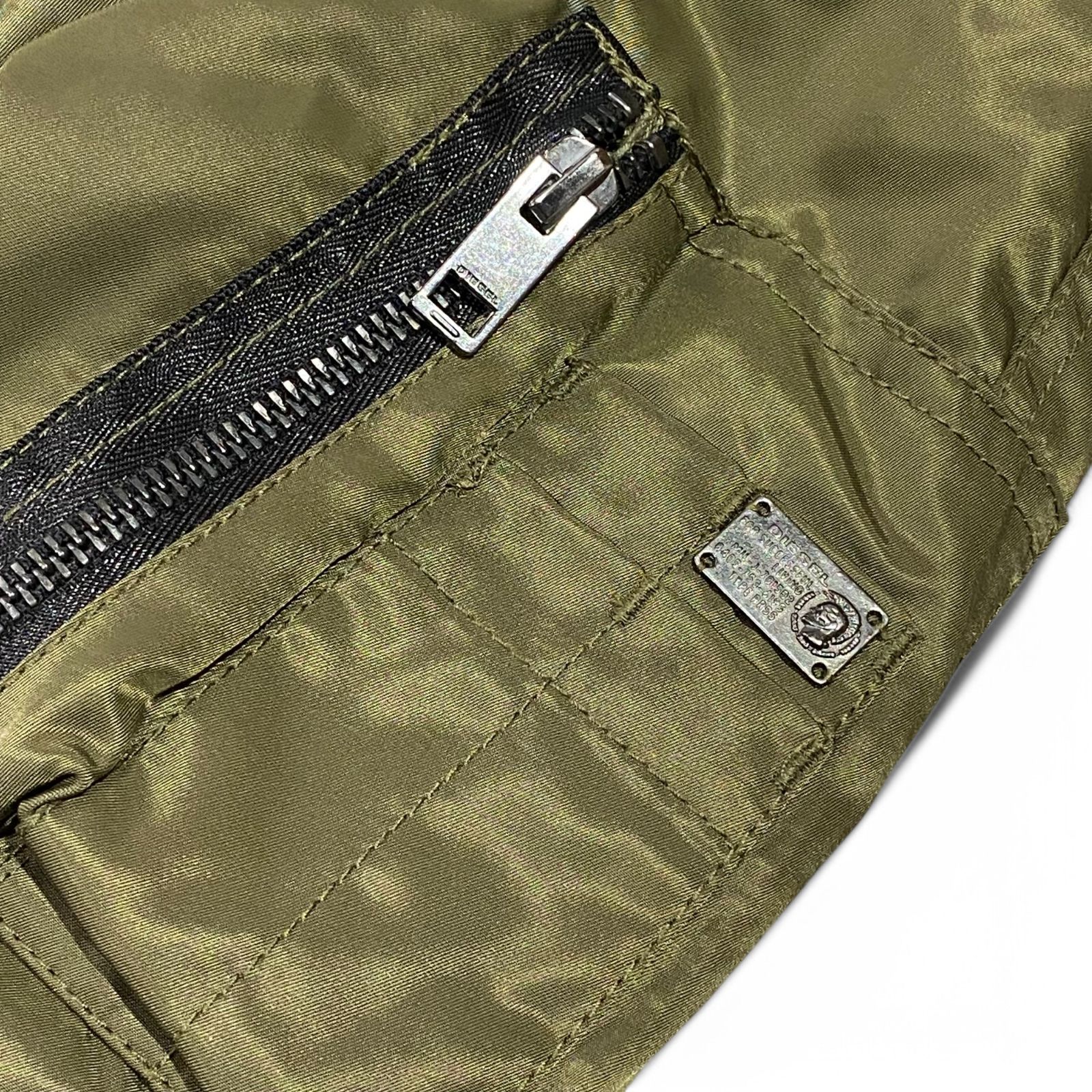 訳アリ】DIESEL ディーゼル TYPE N.78 ミリタリー ファー中綿 コート