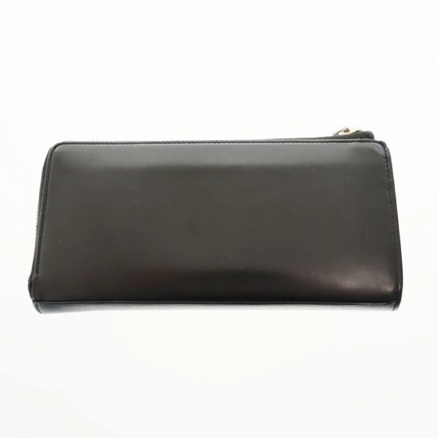 【美品】 サンローランパリ　Ｌ字ファスナー　コンパクト財布 サンローラン パリ SAINT LAURENT PARIS ロゴ レザー L字