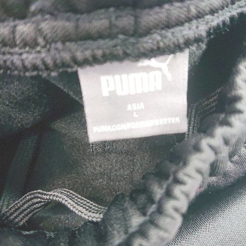 ◇ PUMA プーマ ロング丈 タイト スカート サイズL ブラック レディース E  【1406180108663】