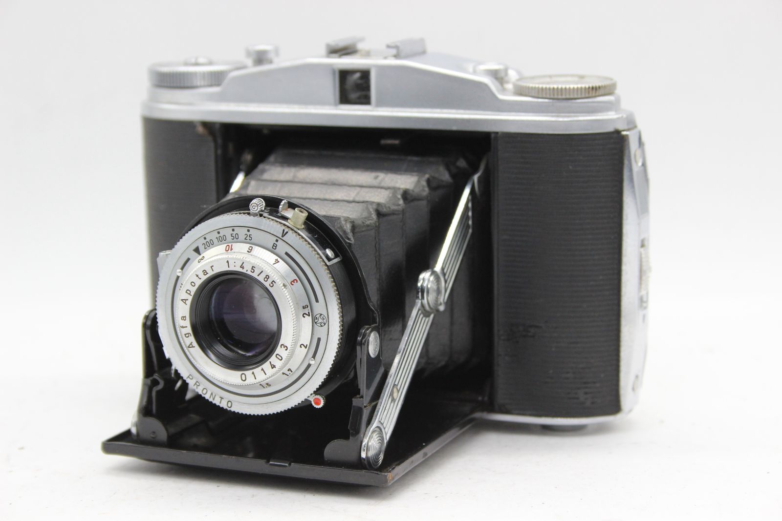 返品保証】 AGFA ISOLETTE II agfa Apotar 85mm F4.5 蛇腹カメラ s441