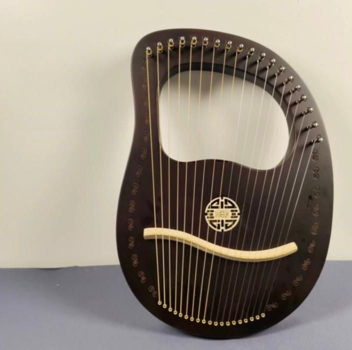 高品質 ハープ ハープ 楽器 ライアー楽器 竪琴 19トーン リャキン 木製ハープ