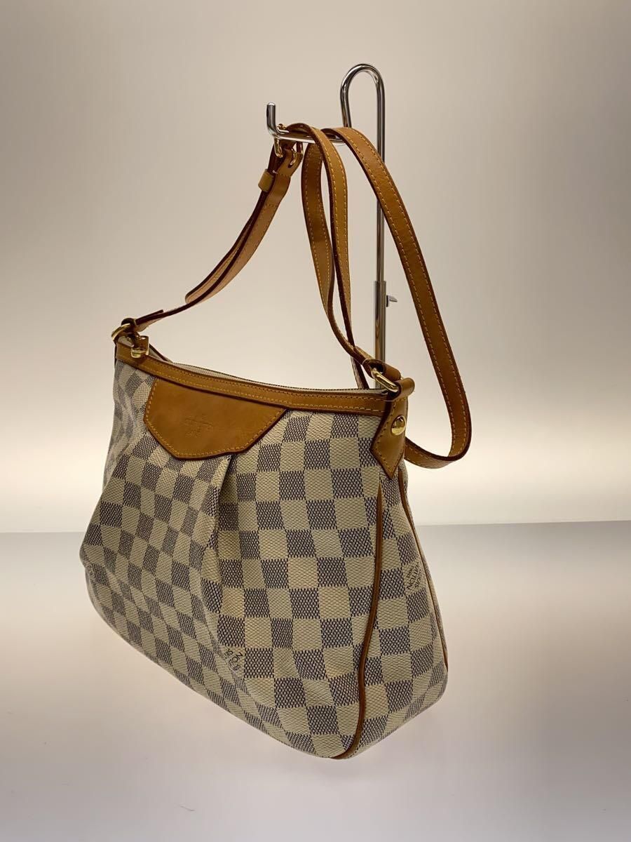 LOUIS VUITTON シラクーサPM_ダミエ・アズール_WHT PVC ホワイト チェック - メルカリ