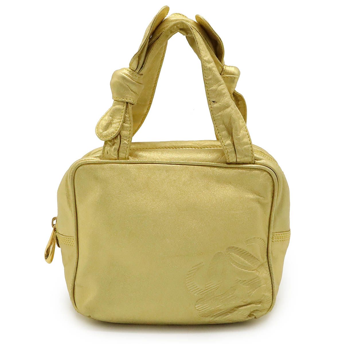 オールドロエベ　アナグラム　型押し　ミニバック LOEWE ロエベ オールドロエベ アナグラム ハンドバッグ ミニ