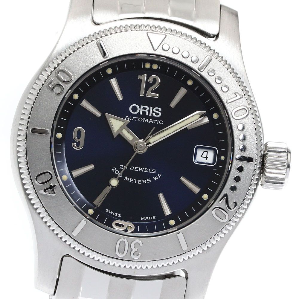 オリス ORIS 7502 ビッグクラウン デイト 自動巻き メンズ _874840