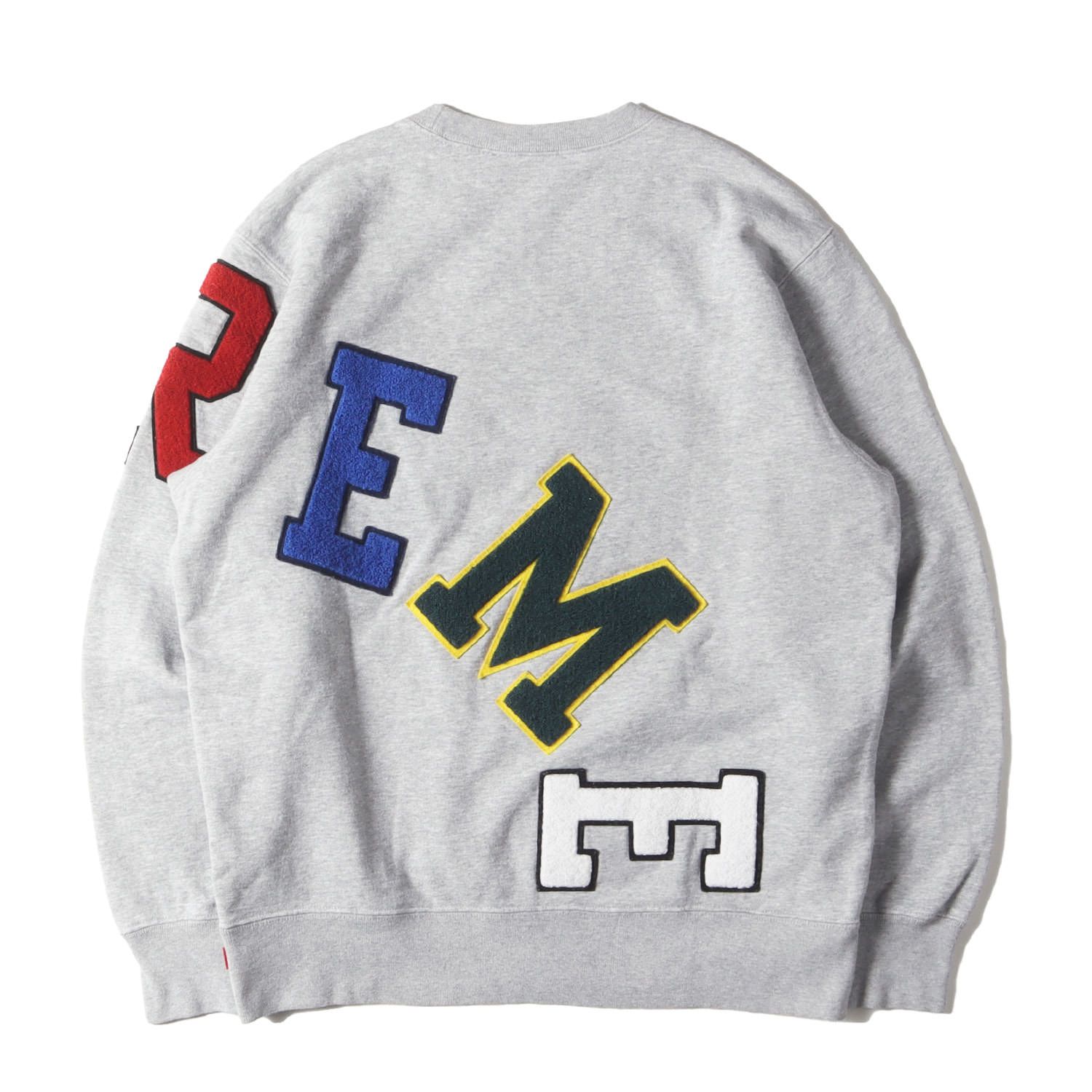 Supreme ビッグ アーチロゴ クルーネック size M SUPREME Big Arc Crewneck Mサイズ グレー シュプリーム ビッグ