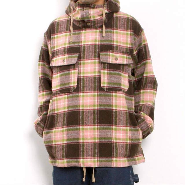 新品 Engineered Garments 24AW チェック パーカー