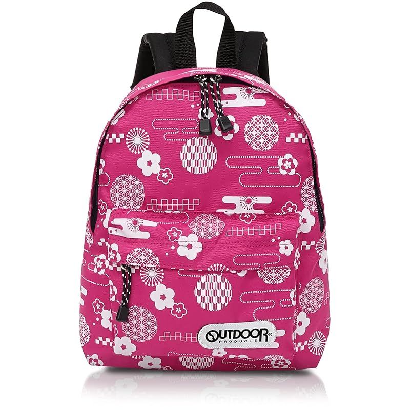 [アウトドアプロダクツ] リュック キッズ チアフル 総柄 B5収納 大容量 遠足 14.和柄 F 1