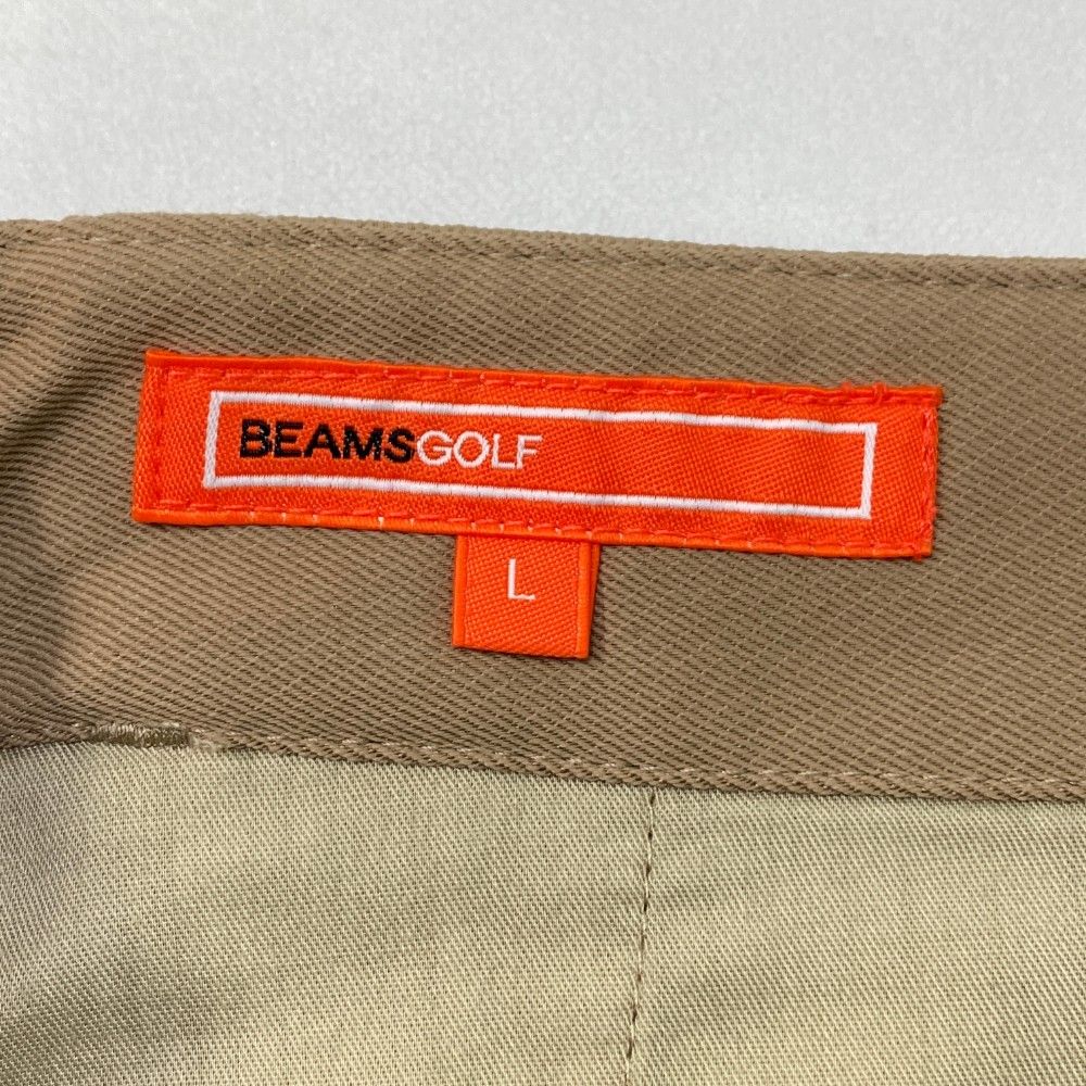 サイズ：L BEAMS GOLF ビームスゴルフ ロングパンツ ベージュ系