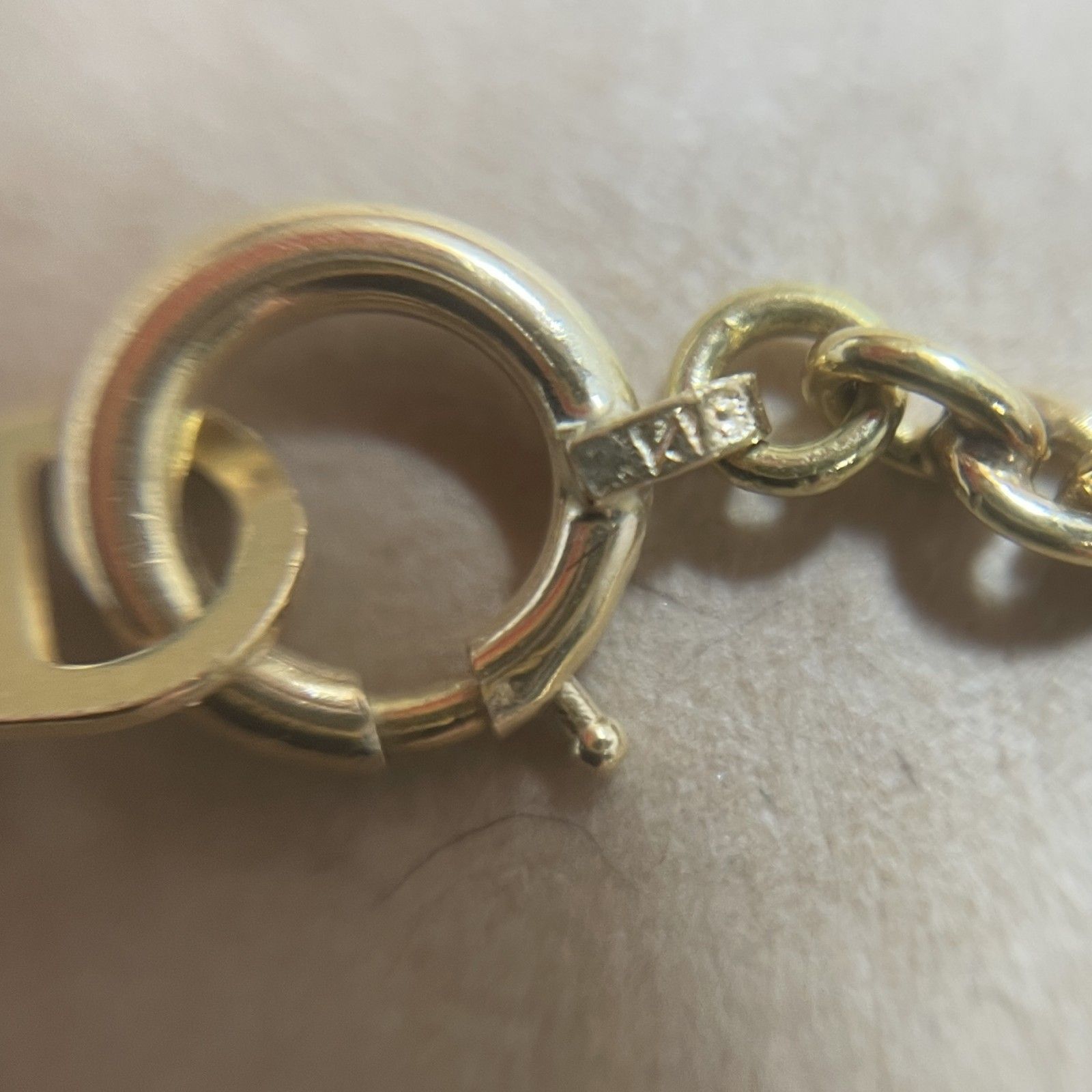 ☆ K18/750刻印 18金 ゴールド デザインチェーンネックレス