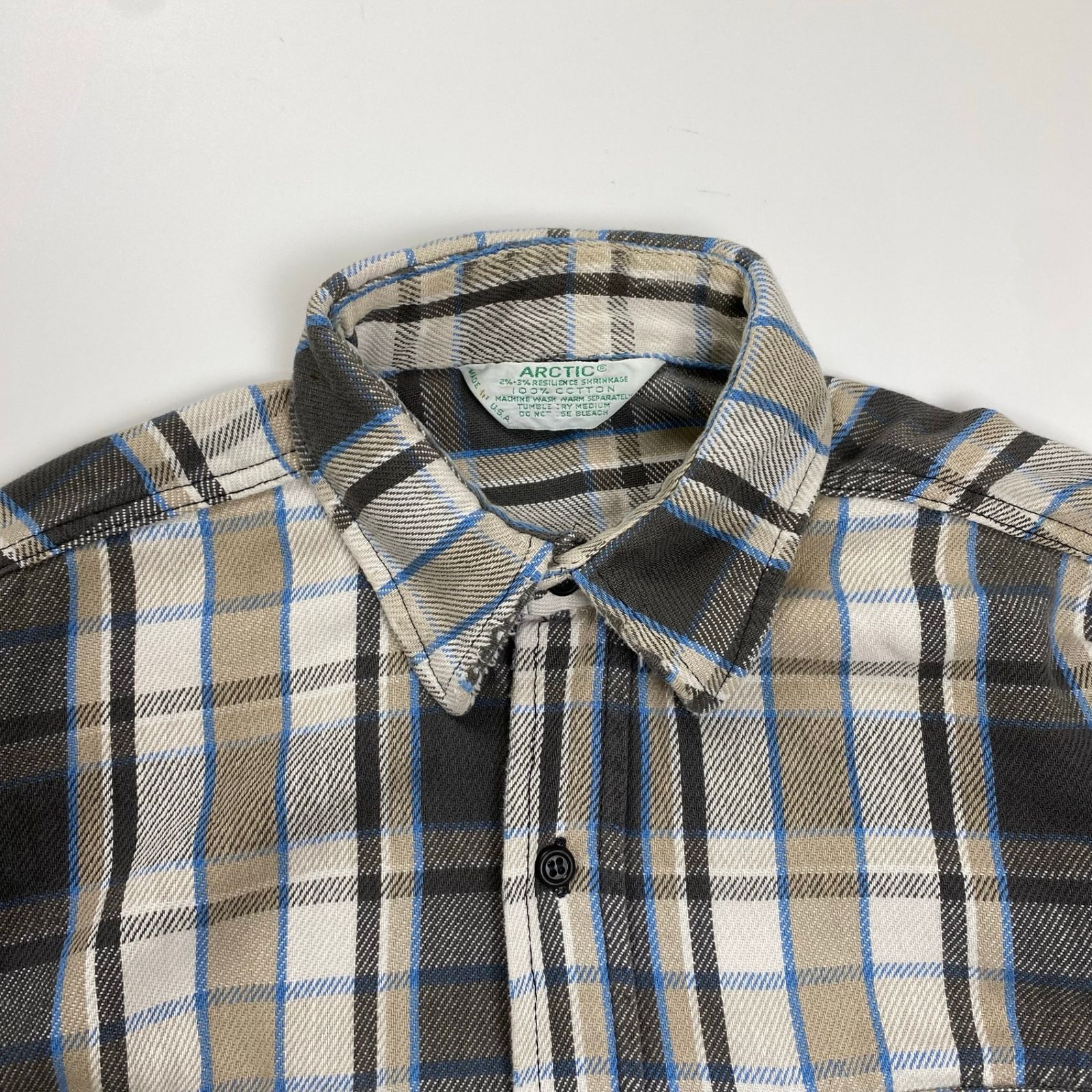 wear guard 70s フランネルシャツ　好配色　ヴィンテージ wear guard 70s フランネルシャツ 好配色 ヴィンテージ - メルカリ