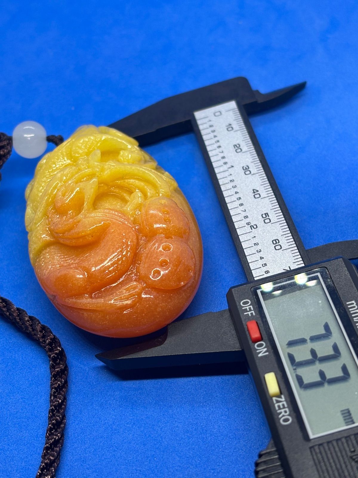 寿山石 手把件 精工彫刻「飛龍在天」】73×42×28mm / 98g5371 - メルカリ