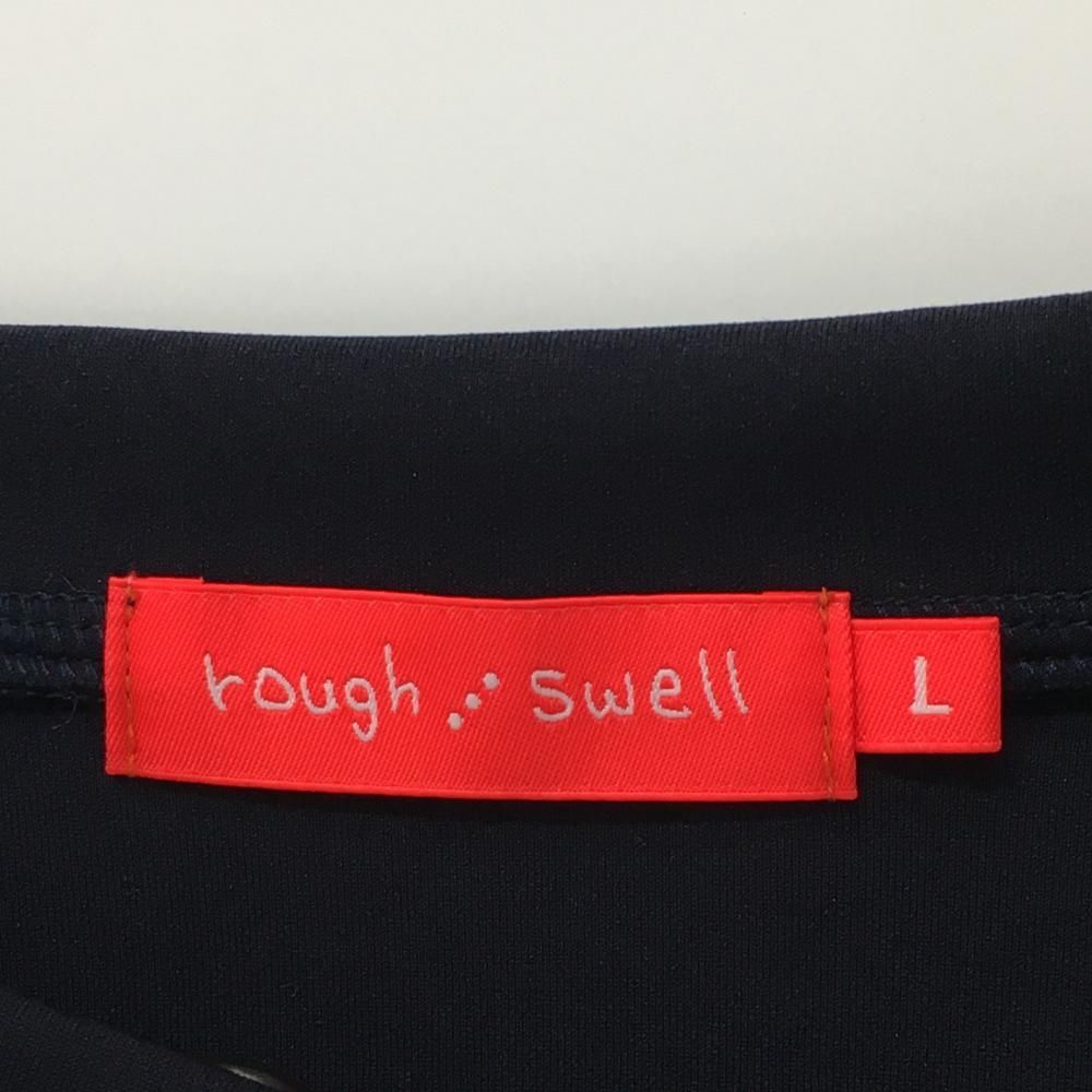 美品】ラフアンドスウェル トレーナー ネイビー×白 ビッグロゴ