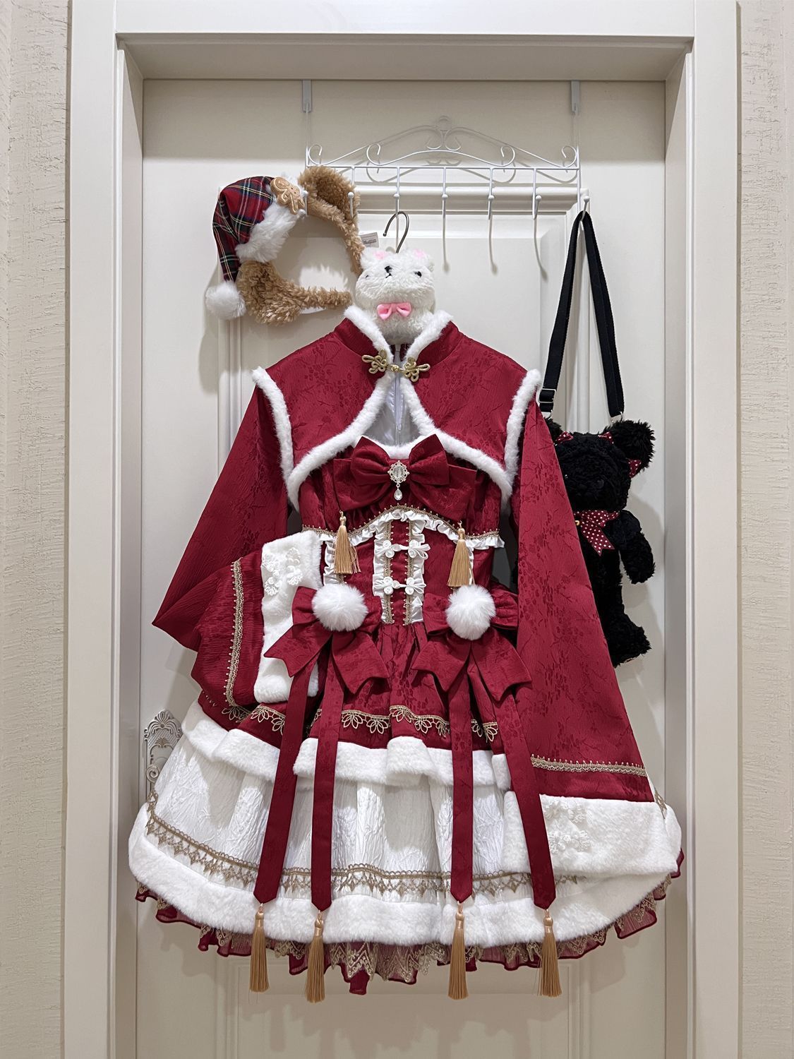 秋冬新年 長袖プリンセス風OPドレス