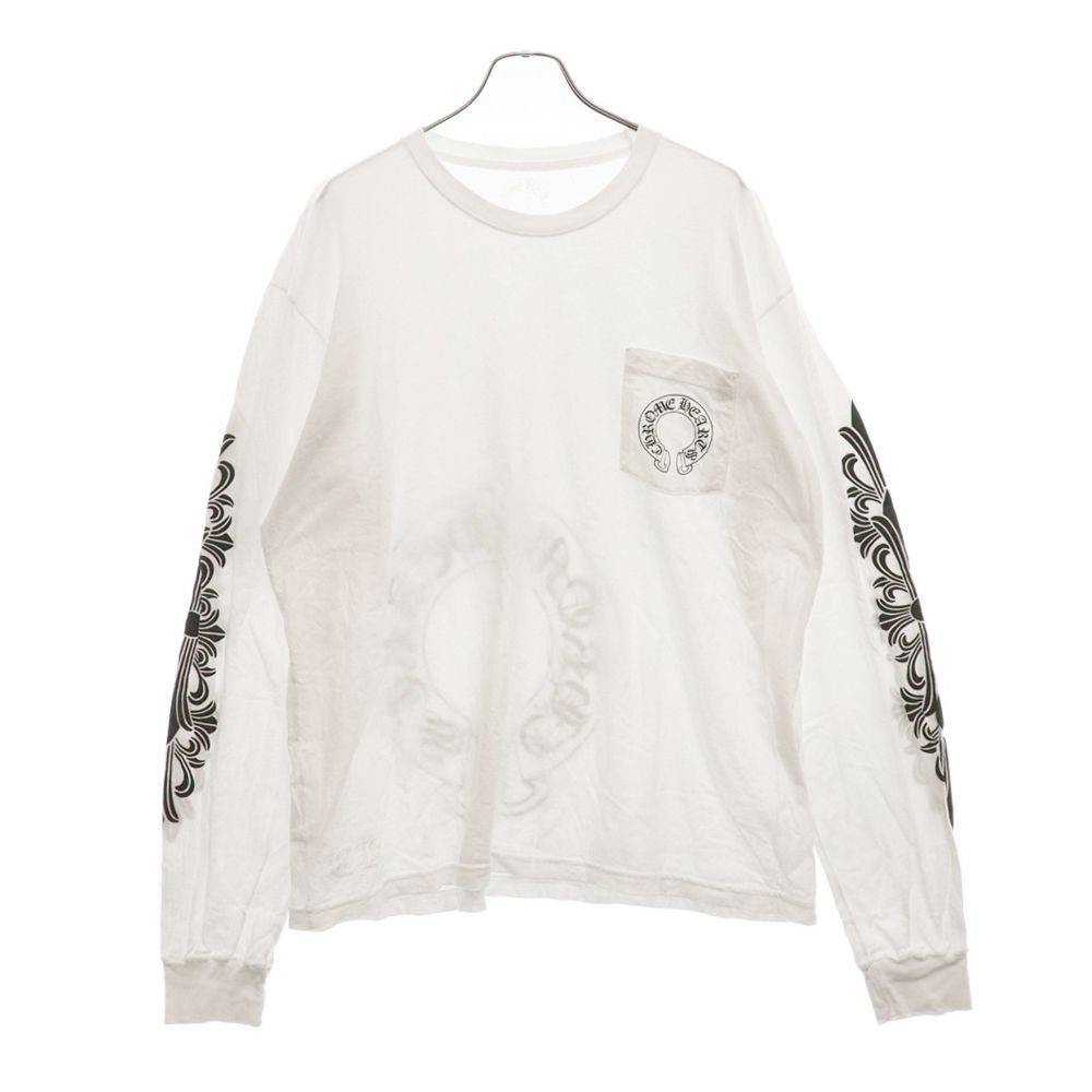 CHROME HEARTS (クロムハーツ) Floral Horseshoe L/S Tee フローラル