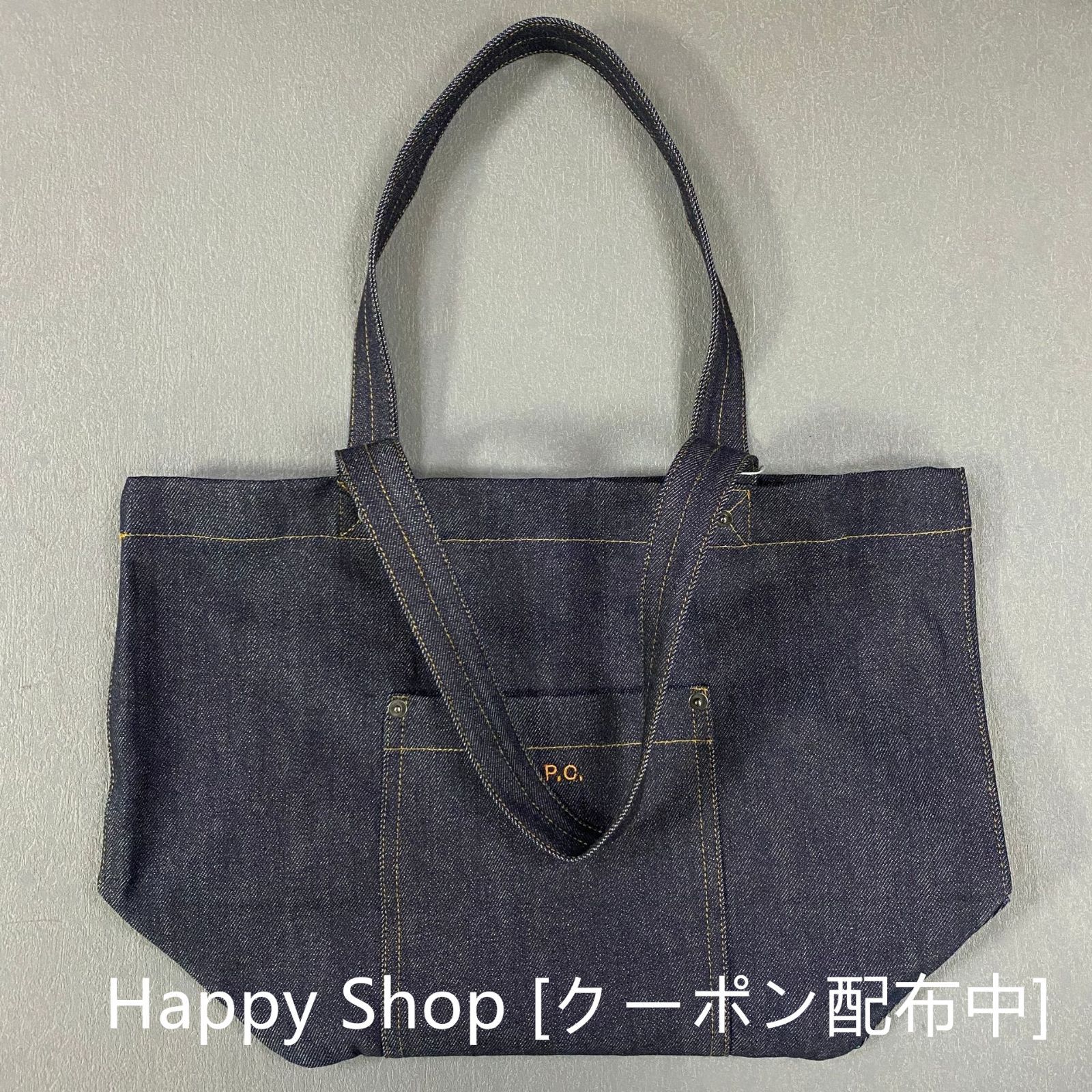 新品 A.P.C. アーペーセー APC Thais デニムハンドバッグ キャンバストートバッグ ユニセックス レディース メンズ 2カラー選択可能  - メルカリ