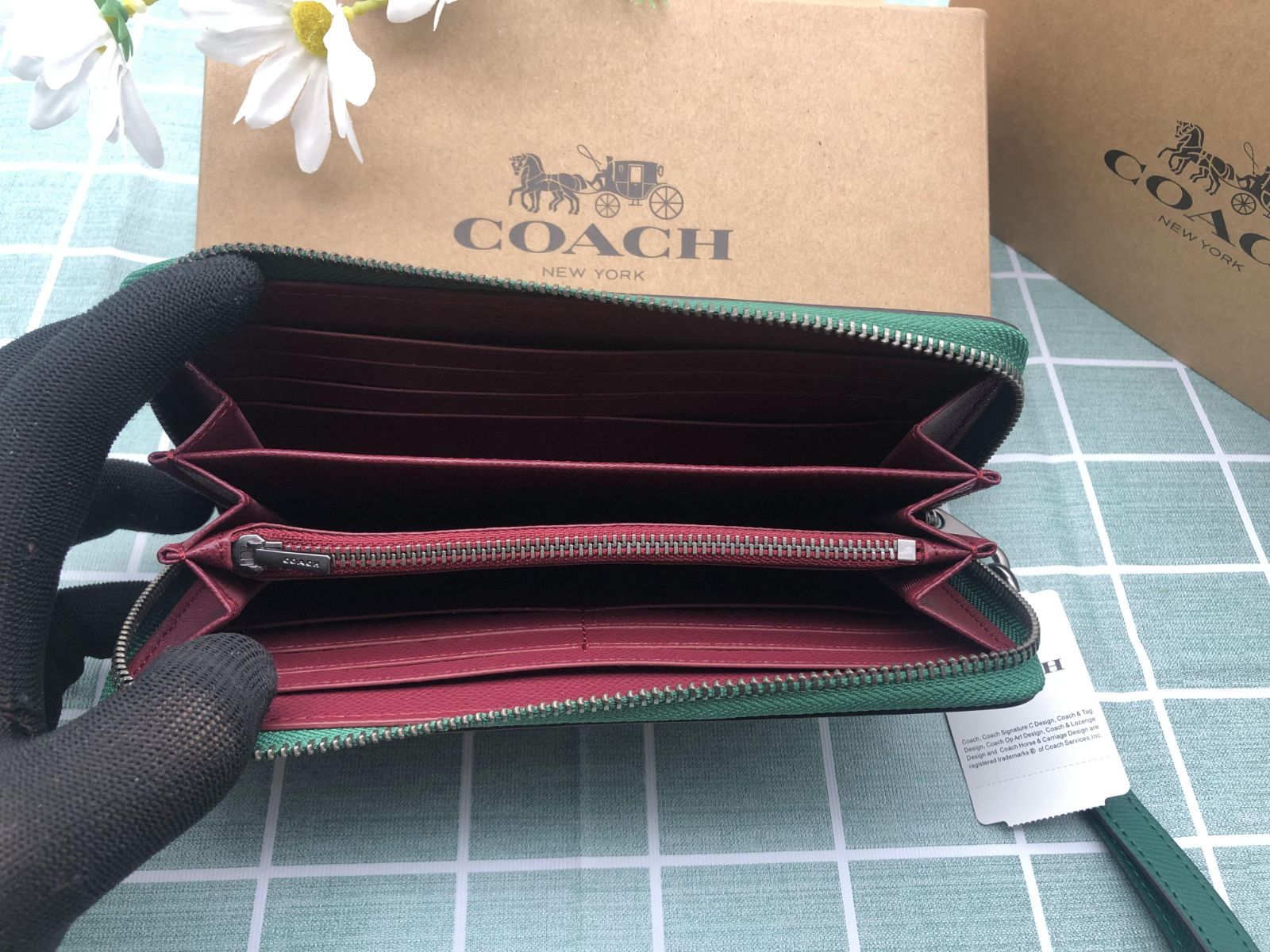 コーチ COACH 長財布 財布 新品 未使用 クーポン配布 記念日 