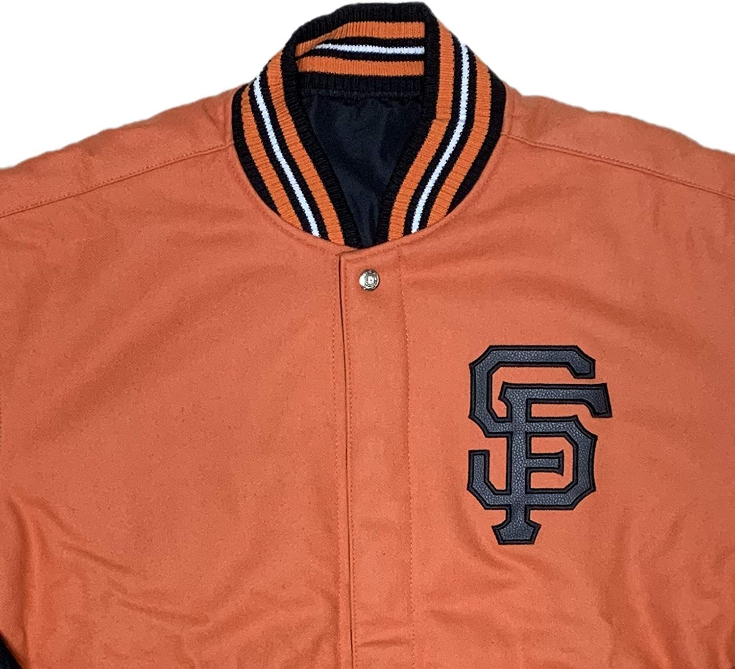 ジャイアンツ リバーシブル スタジアムジャンパーオレンジ/ブラック  