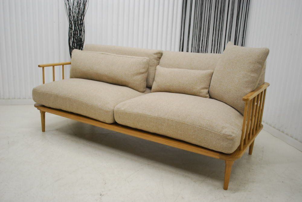 アウトレット 現品限り 一部 大 フェザー羽毛入り 北欧調ナチュラルモダンデザインソファー１台 フーバ NEXPOTALLINN_EU