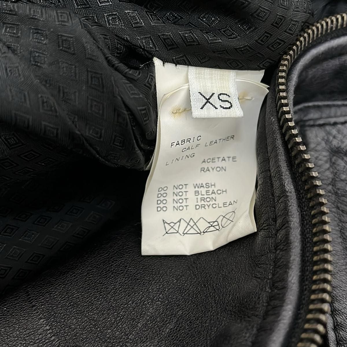 GOLDEN GOOSE ゴールデングース ライダースジャケット サイズXS レディース - ダークグレー×黒 長袖 レザー 春 秋 SIROKUMA-CORPORATION_COM