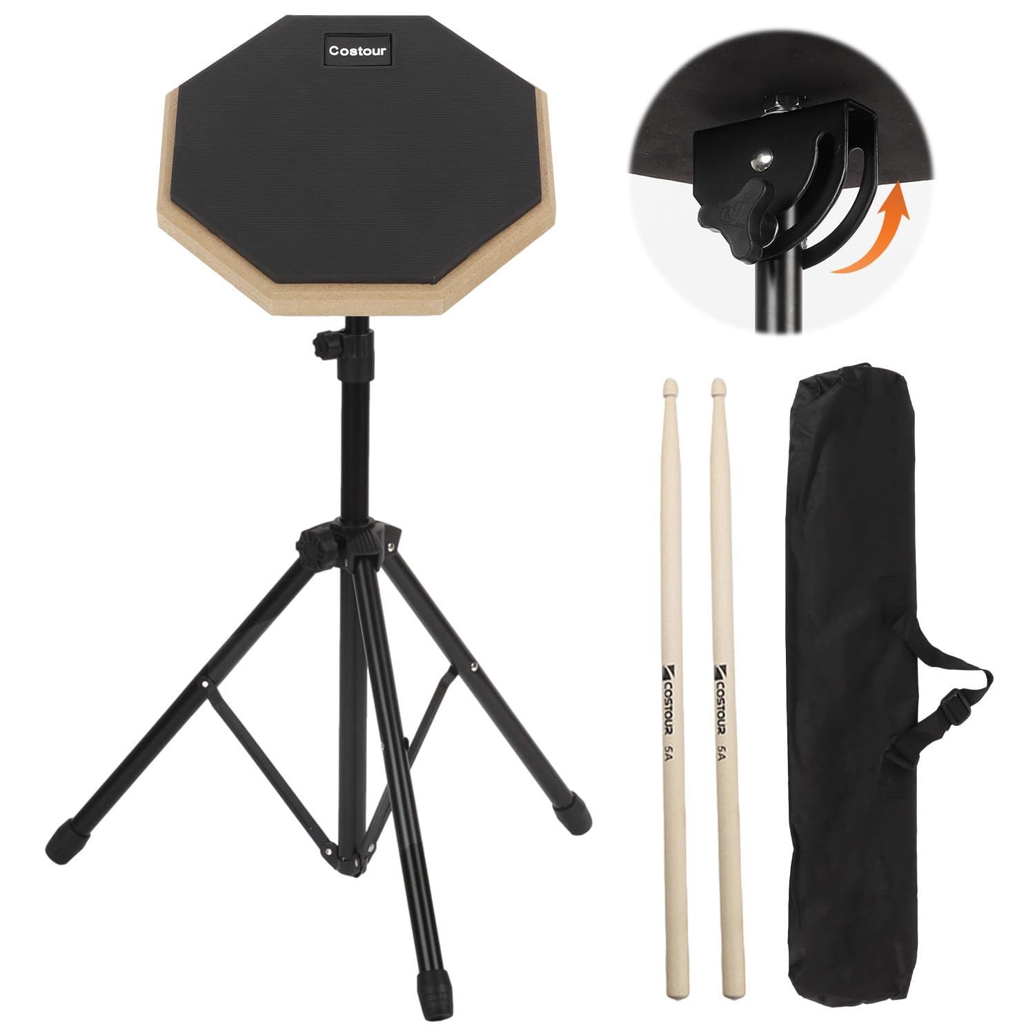 特価商品】トレーニングドラムセット 55cm~90cm 高さ調節可能 吸音性 