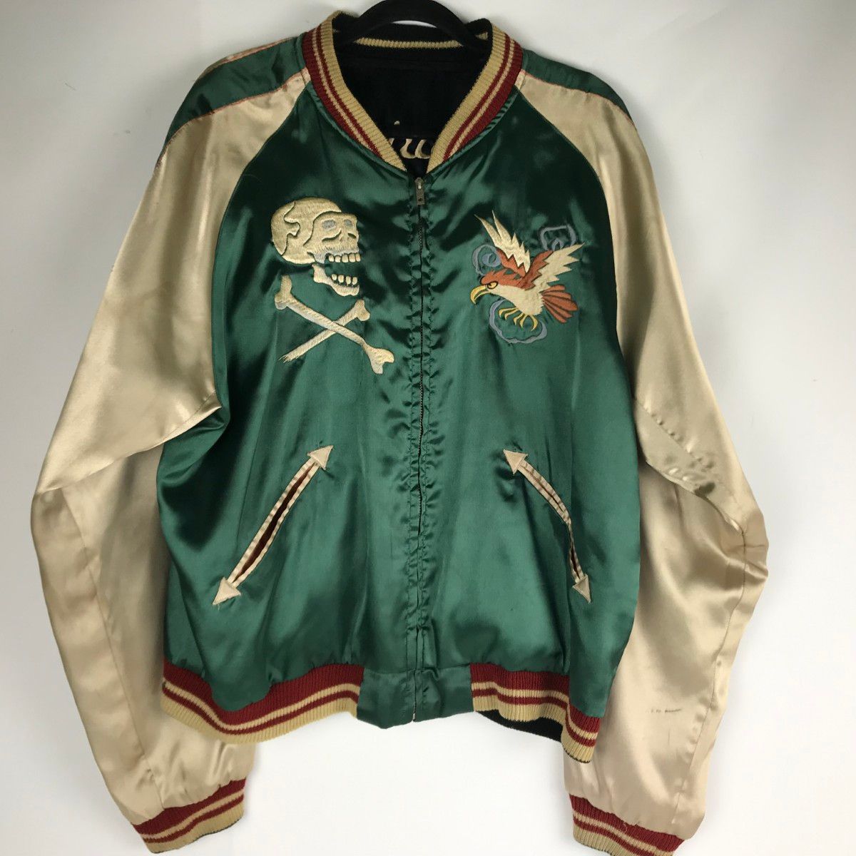 テーラー東洋スカジャンTT10495 シェビーラバー／タイガーヘッド　氷室京介 TAILOR TOYO テーラー東洋 買取募集 京都 スカジャン タイガー