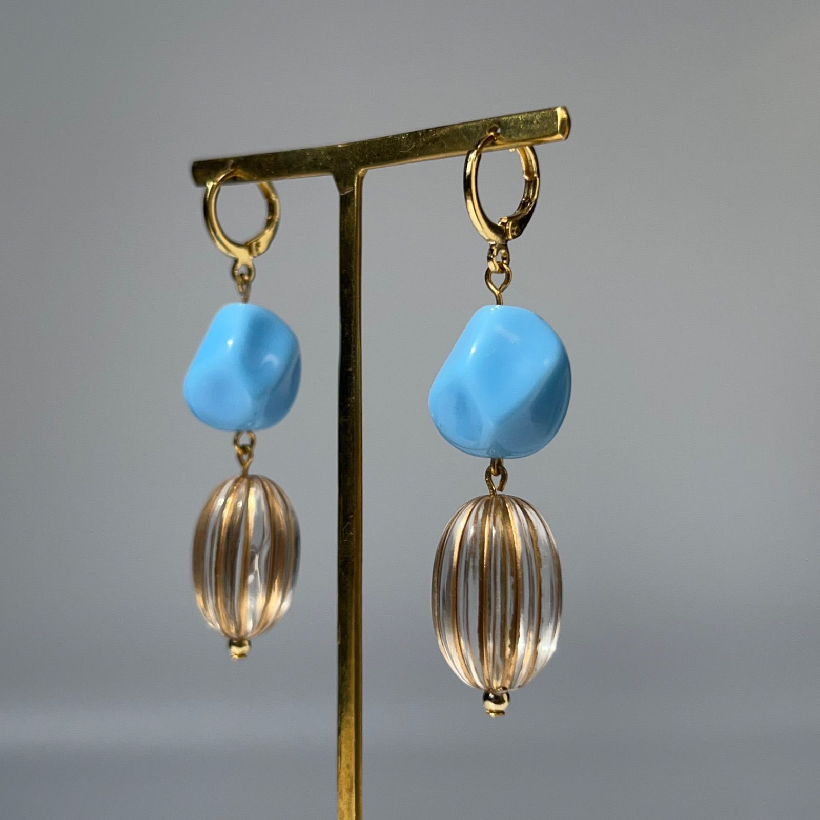 ハンドメイド ピアス / イヤリング ヴィンテージアクセサリー ミッド