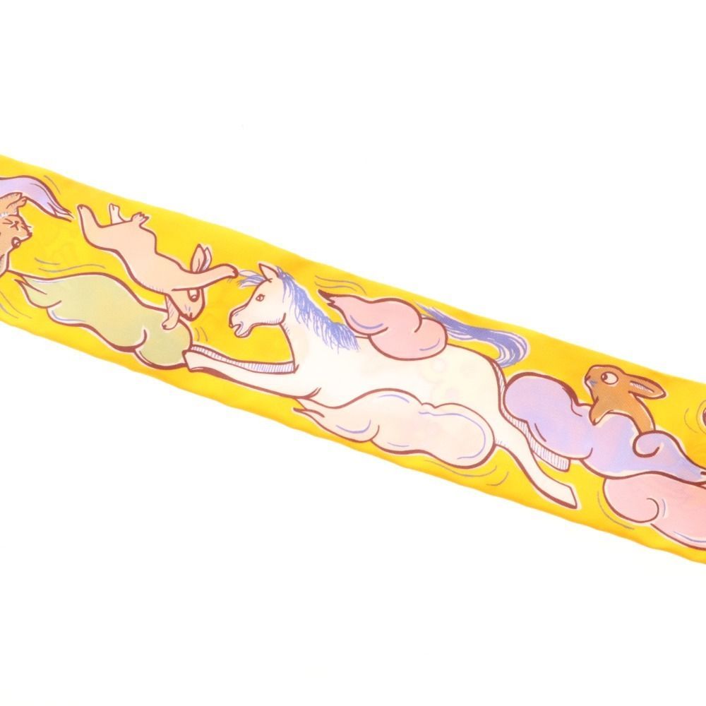 【タグつき新品未使用】エルメスツイリー　MILLE ET UN LAPINS エルメス ツイリー MILLE ET UN LAPINS 千と一羽のうさぎ