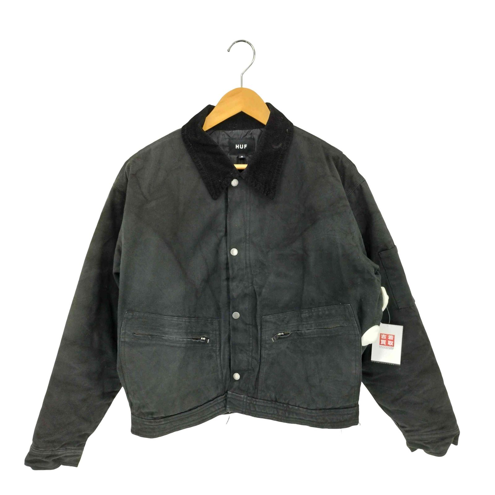 ハフ HUF 1984 CANVAS JACKET キルティングライナー ダック キャンバス ジャケット メンズ JPN M