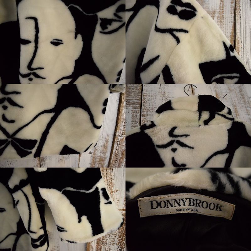 DONNYBROOK USA製 フェイス柄 フェイクファーコート① - ジャケット ...