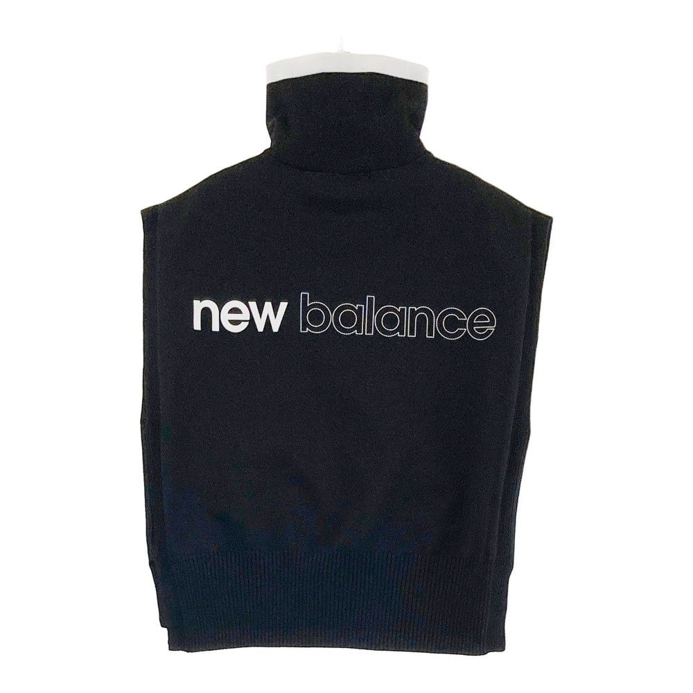 サイズ：1 NEW BALANCE GOLF ニューバランス 2024年モデル ハーフジップ ノースリーブニットセーター  ブラック系 [240101442588] ゴルフウェア レディース ストスト NEW BALANCE GOLF ニューバランス 2024年モデル ハーフジップ