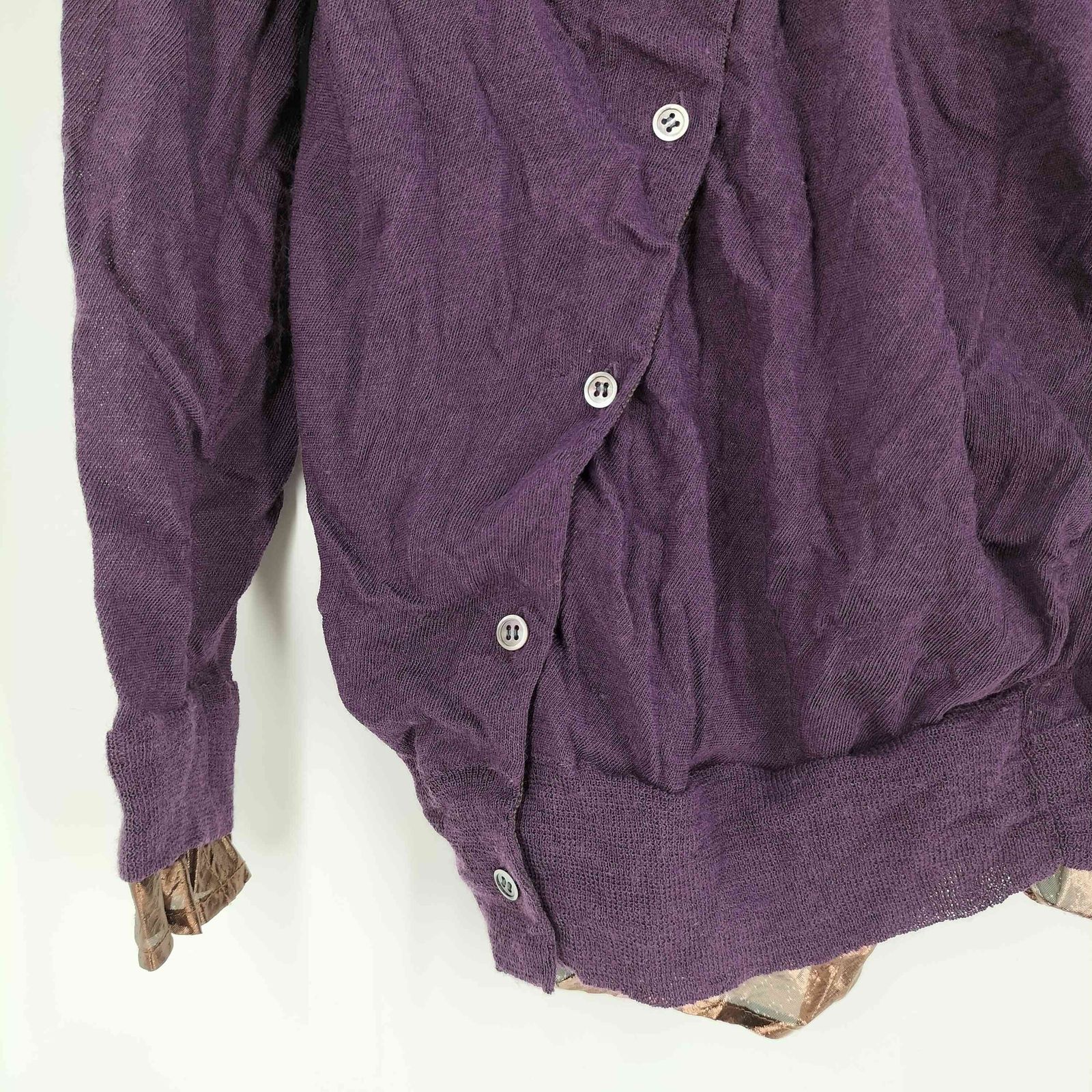 サカイ カーディガン ジャケット ストライプ ニット 異素材 ドッキング サカイ カーディガン ジャケット ストライプ ニット 異素材