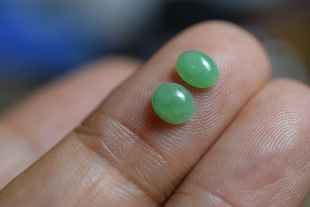 RS10-207 美品 果緑 ミャンマー産 天然 A貨 本翡翠 ルース 硬玉