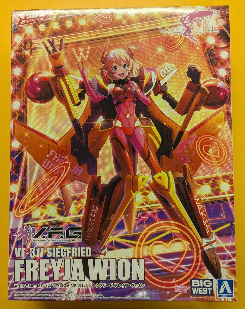 アオシマ V.F.G. VF-31J ジークフリード フレイア ヴィオン