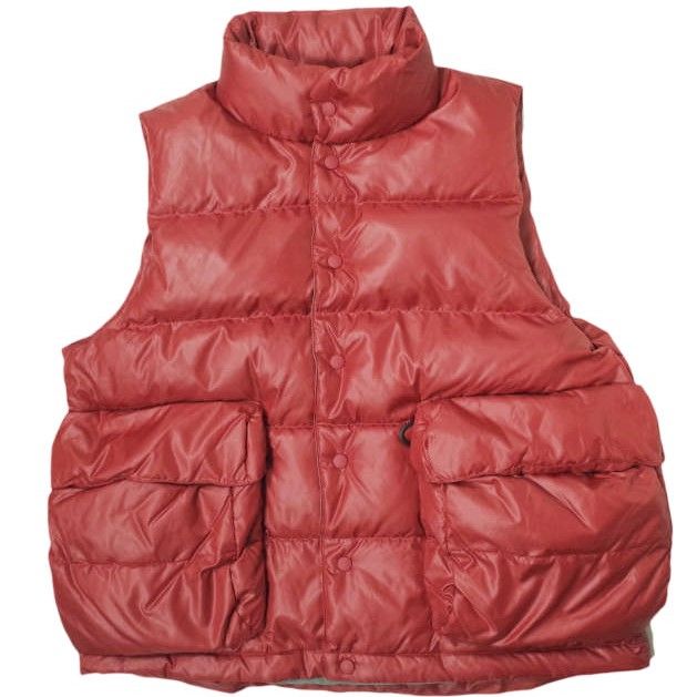 新品 DAIWA PIER39 ダイワ ピア39 22AW TECH BACK PACKER DOWN VEST リップストップ ダウンベスト BW-24022W S(JP) RED アウター g11707