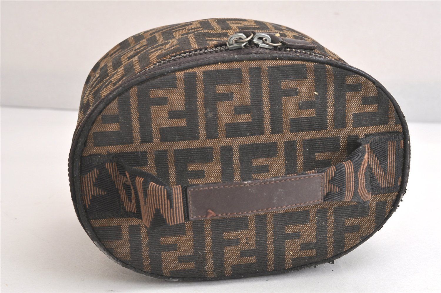 FENDI/フェンディ】ズッカ バニティバッグ ハンドバッグ ブラウン 日本