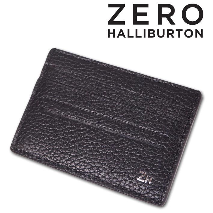 ゼロハリバートン ZERO HALLIBURTON 牛革 パスケース 定期入れ