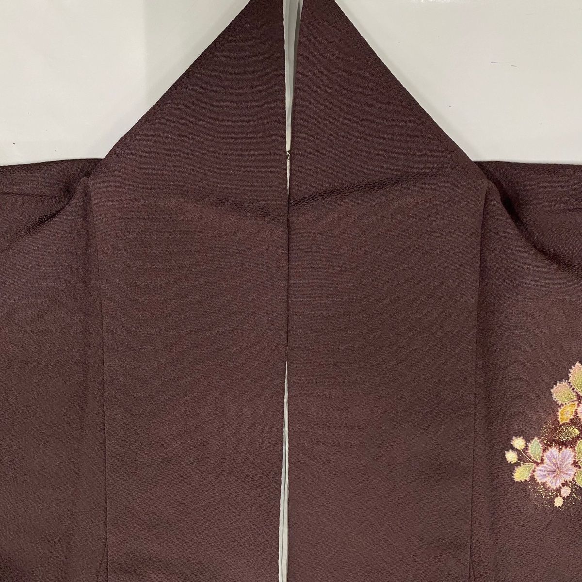 作家物 落款入 付け下げ 小紋 リバーシブル 金彩 紋意匠 桜 やまと扱い 正絹 作家物 落款入 付け下げ 小紋 リバーシブル 金彩 紋意匠 桜