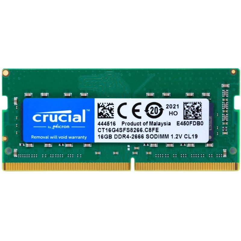 Crucial ノートPC用 メモリ PC4-21300 DDR4-2666 16GB SODIMM CT16G4SFS8266 並行輸入品