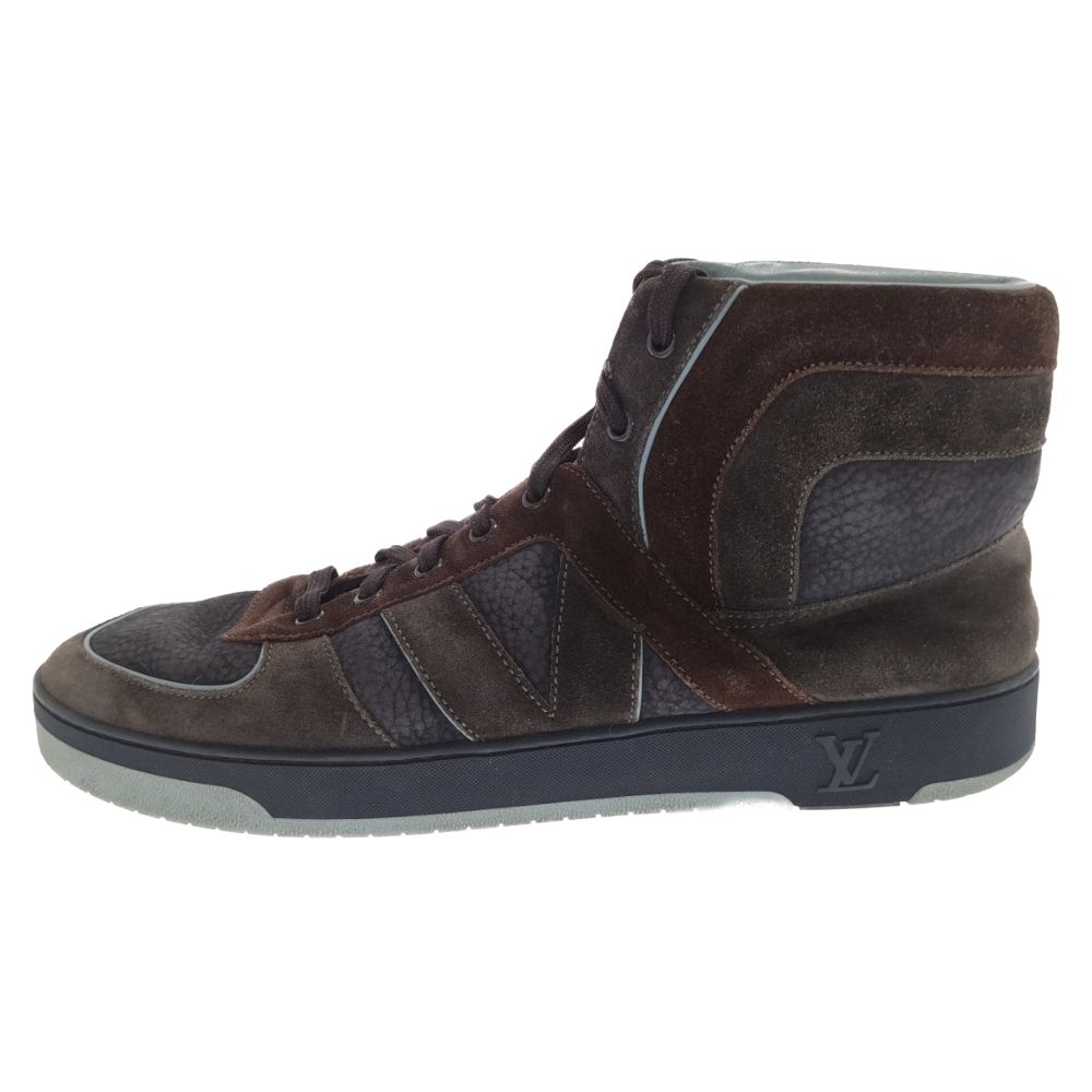 LOUIS VUITTON (ルイヴィトン) Nuback Suede Tribe High Sneaker