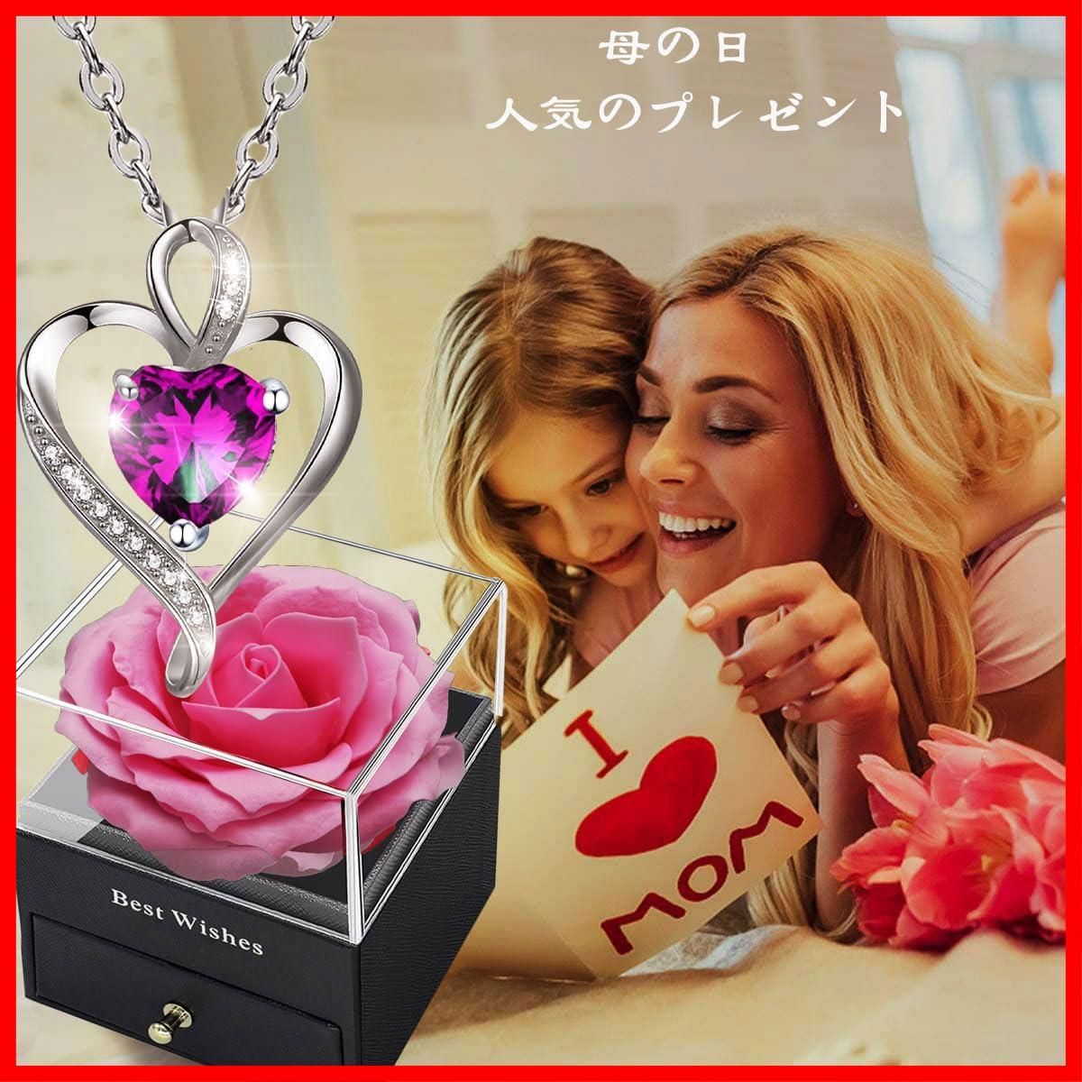 THECEROS 妻へのギフト スターリングシルバーネックレス 女性用ハート 