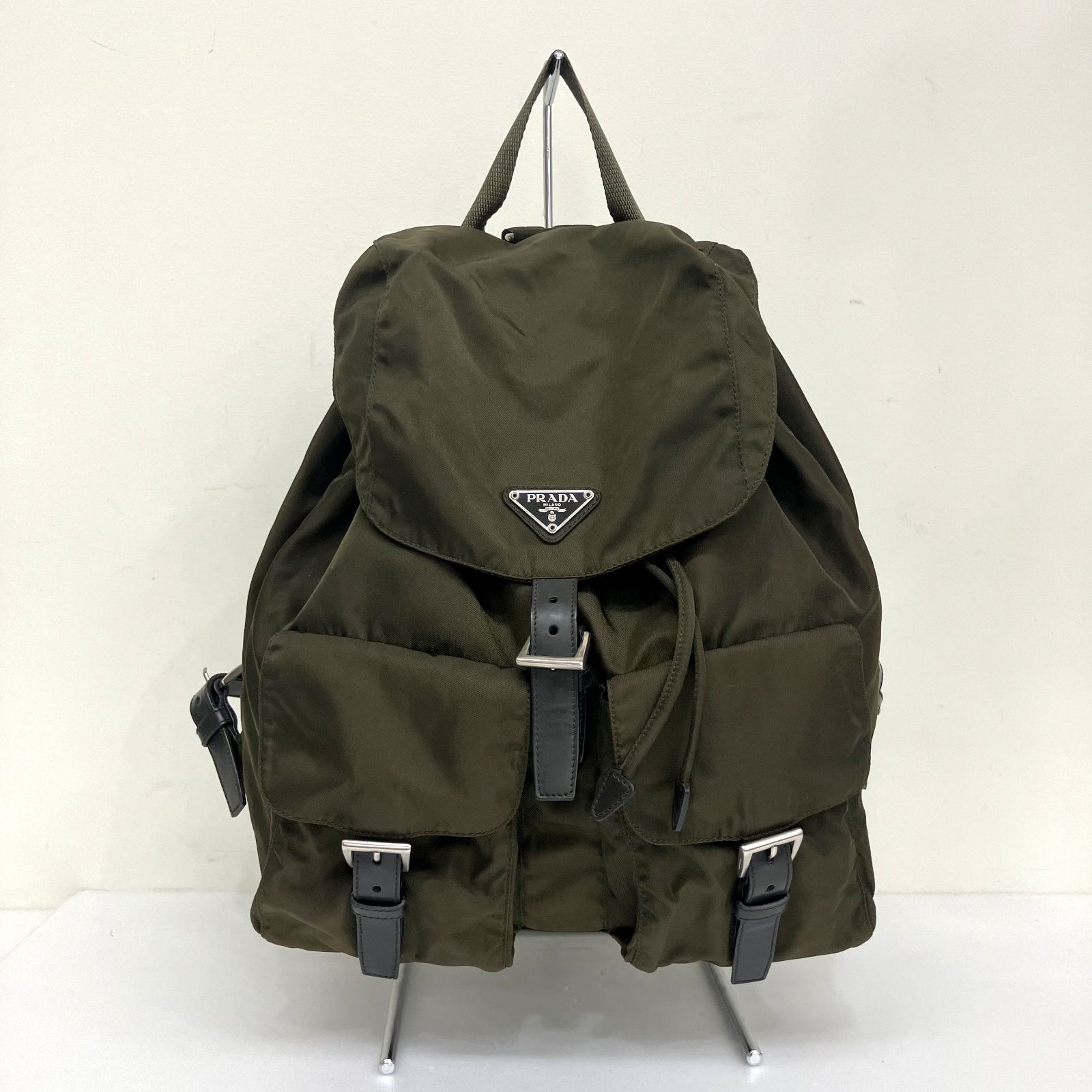 PRADA プラダ ダブルポケットリュック B2811 ナイロンバッグ 