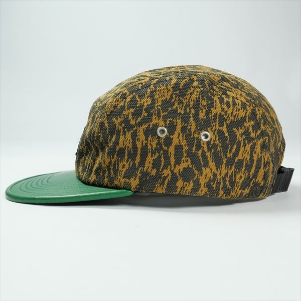 Size フリー SUPREME シュプリーム 13SS Leopard Leather Visor Camp Cap キャンプキャップ 茶 品-非常に良い 20826999