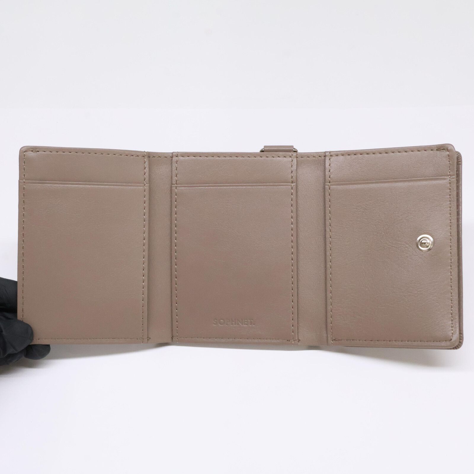 SOPHNET. ソフネット 【新品同様】SOPH-242089 LEATHER SMALL WALLET  