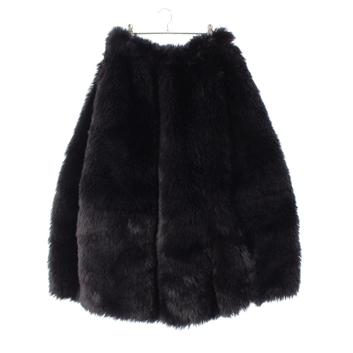 コムデギャルソン AD2025 フェイクファー ボリューム スカート スカート GL-S011 ブラック S