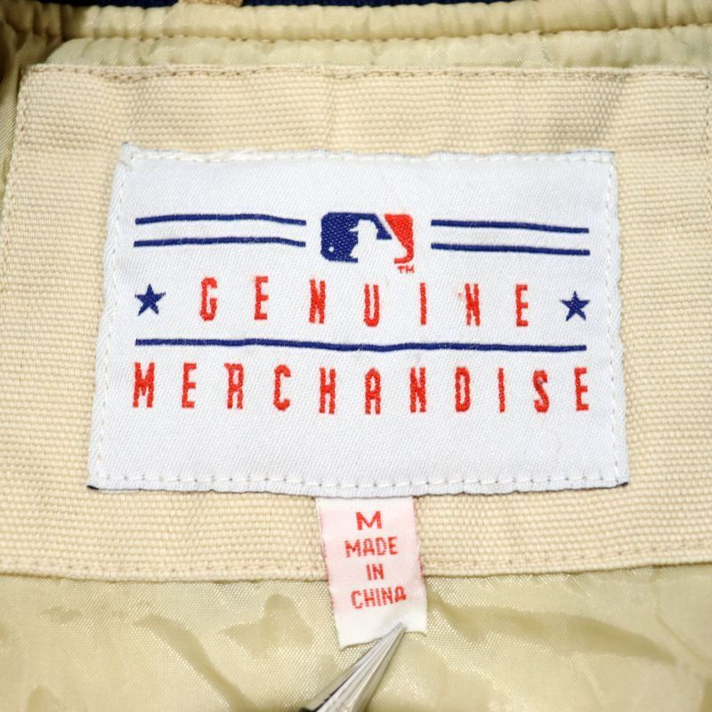 クリーブランドインディアンス　スタジャン　MLB 00's Majestic クリーブランド インディアンス 古着 スタジャン