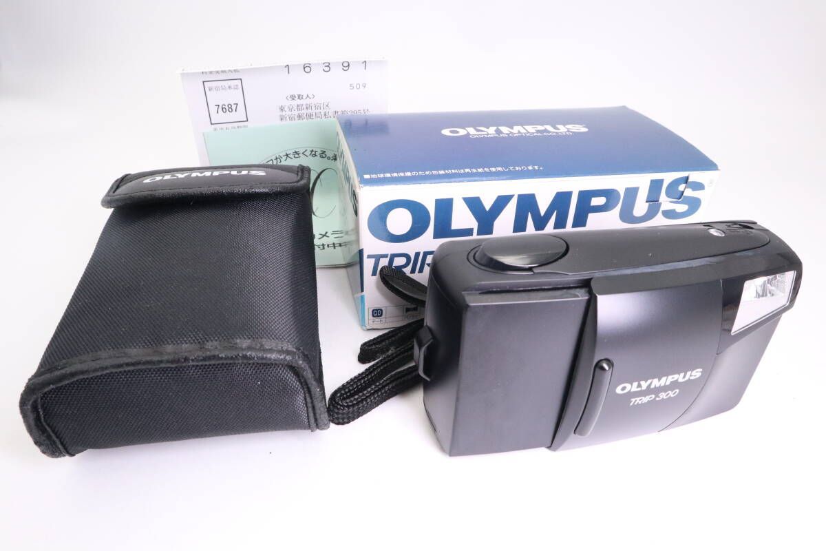 OLYMPUS TRIP 300 オリンパス フィルムカメラ ブラック f10732