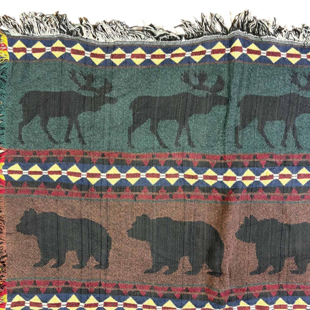 vintage ラグ カーペット、マルチカバー、アフリカ、ゾウ、アニマル582 vintage ラグ カーペット、マルチカバー、アフリカ、ゾウ