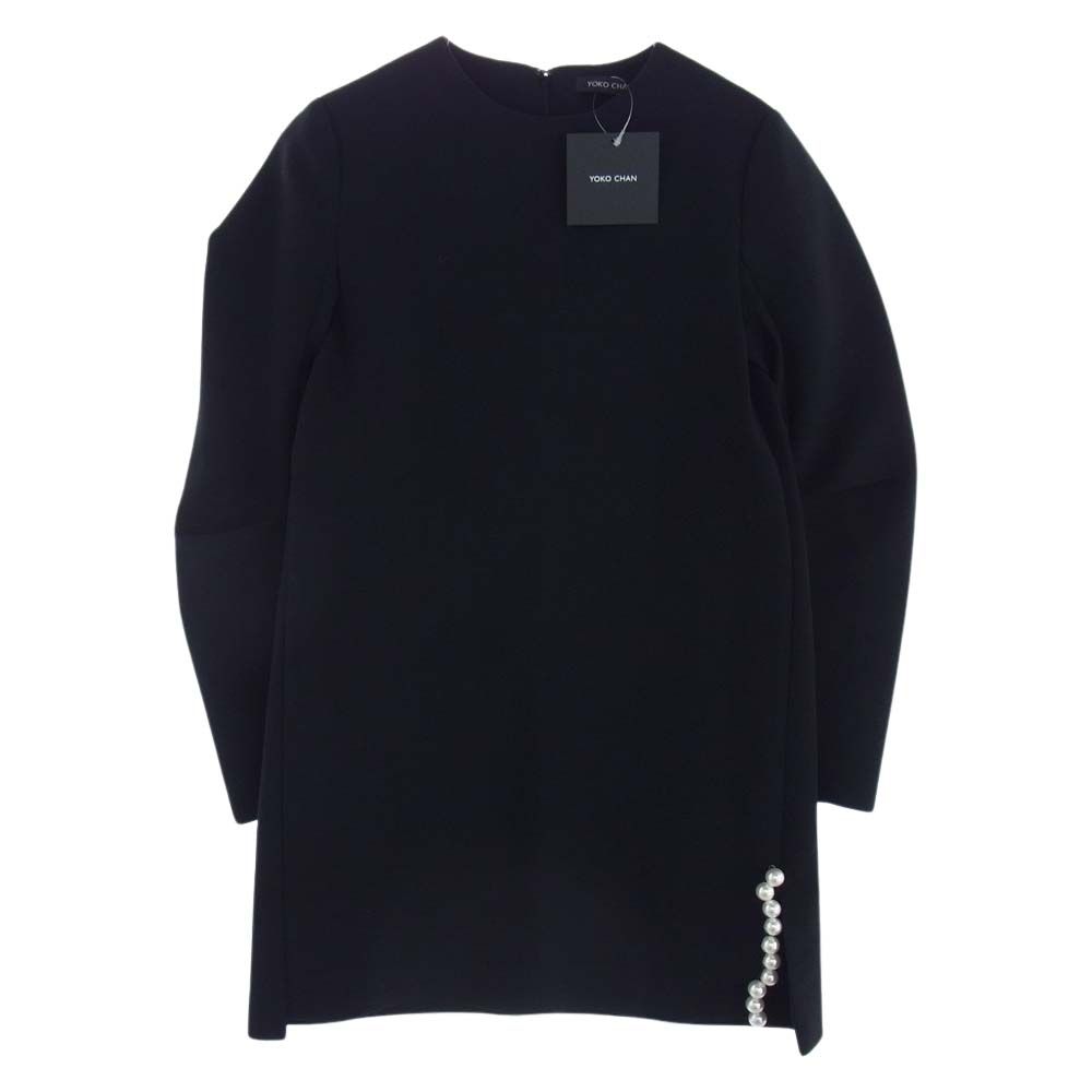 YOKO CHAN ヨーコチャン YCD-315-199 Long-sleeve Pearl Dress ロング 